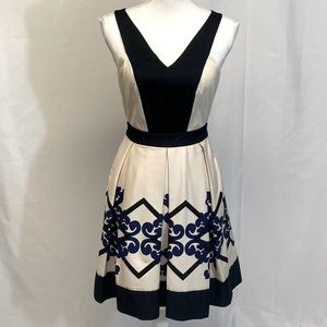 🎉HP! Robert Rodriguez Diamond Pleat Cutout Dress